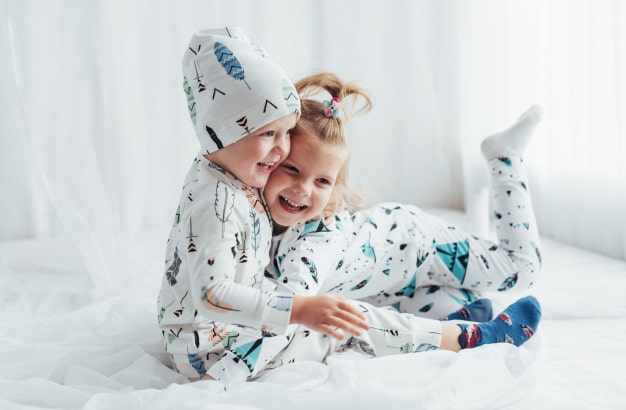 Pijama infantil veja a diferença  de menino e menina